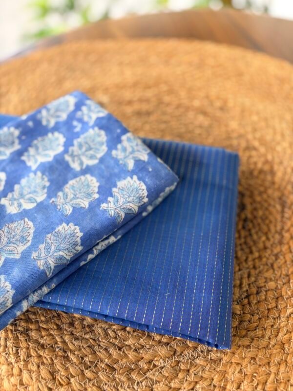 SILK COTTON TOP AND CHANDERI SILK DUPATTA - Image 4