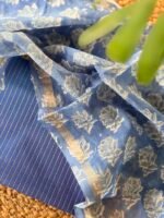 SILK COTTON TOP AND CHANDERI SILK DUPATTA - Image 5