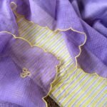 PURE HANDBLOCK PRINTED COTTON TOP AND DUAL SHADE KOTA COTTON DUPATTA