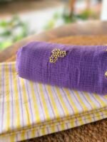 PURE HANDBLOCK PRINTED COTTON TOP AND DUAL SHADE KOTA COTTON DUPATTA - Image 2