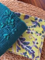 HANDBLOCK PRINTED COTTON TOP AND PATTI KA KAAM KOTA COTTON  DUPATTA - Image 4