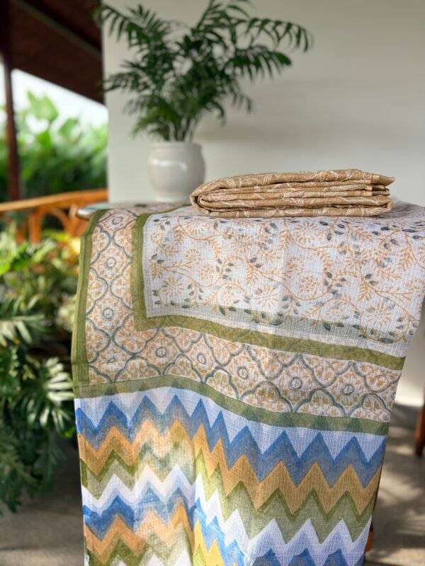 TEPCHI KOTA TOP AND HANDBLOCK PRINTED KOTA DUPATTA - Image 3
