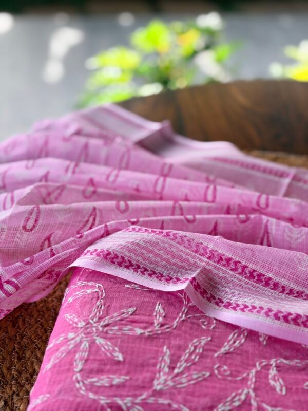 TEPCHI KOTA TOP AND HANDBLOCK PRINTED KOTA DUPATTA - Image 5