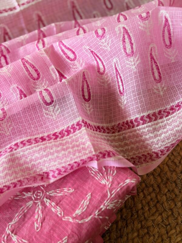 TEPCHI KOTA TOP AND HANDBLOCK PRINTED KOTA DUPATTA - Image 7