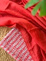 HANDBLOCK PRINTED TOP AND KOTA COTTON DUPATTA WITH LACE - Image 4