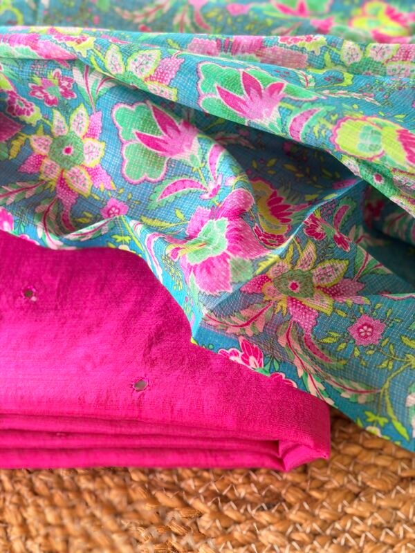 PURE COTTON TOP AND PRINTED KOTA DUPATTA - Image 7