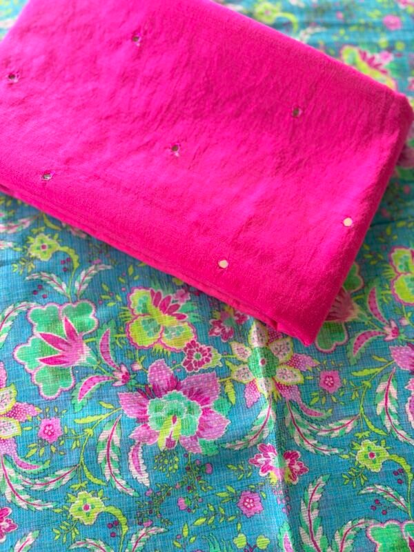 PURE COTTON TOP AND PRINTED KOTA DUPATTA - Image 2