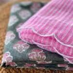 HANDBLOCK PRINTED COTTON TOP AND PRINTED KOTA COTTON DUPATTA