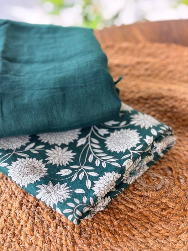 LINEN TOP AND DUPATTA - Image 4