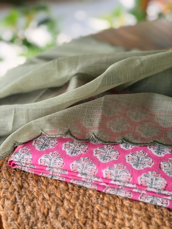 PURE PRINTED CHANDERI KOTA COTTON DUPATTA - Image 2