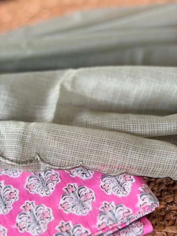 PURE PRINTED CHANDERI KOTA COTTON DUPATTA - Image 7