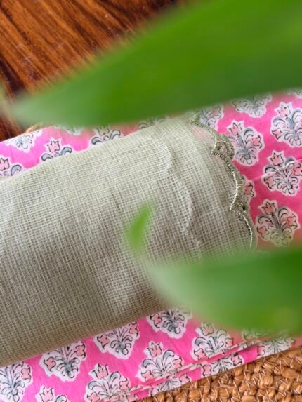PURE PRINTED CHANDERI KOTA COTTON DUPATTA