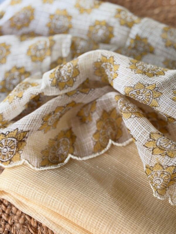 SHIMMER KOTA TOP AND AJRAK KOTA COTTON DUPATTA - Image 3