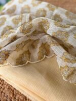 SHIMMER KOTA TOP AND AJRAK KOTA COTTON DUPATTA - Image 7