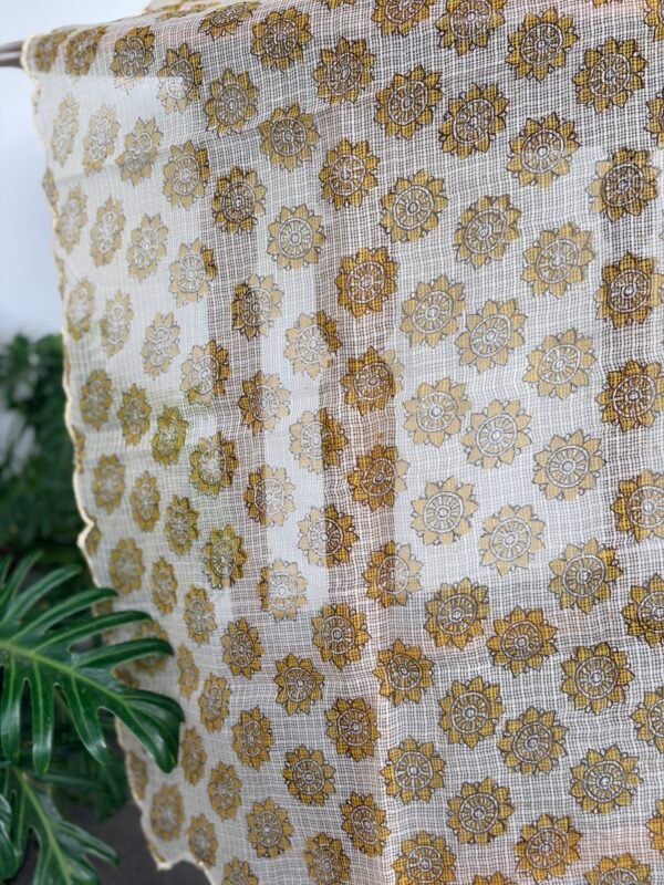 SHIMMER KOTA TOP AND AJRAK KOTA COTTON DUPATTA - Image 2