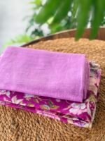 PRINTED SILK COTTON TOP AND LINEN DUPATTA - Image 3