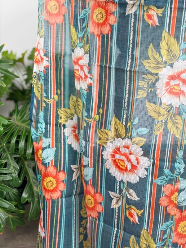 CHANDERI STRIPES TOP AND KOTA DUPATTA - Image 2