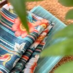 CHANDERI STRIPES TOP AND KOTA DUPATTA