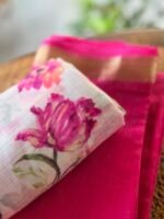 CHANDERI SILK COTTON TOP AND KOTA PRINTED DUPATTA