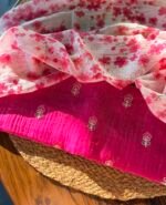 MUL CHANDERI TOP AND KOTA PRINTED DUPATTA - Image 6