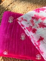 MUL CHANDERI TOP AND KOTA PRINTED DUPATTA - Image 4