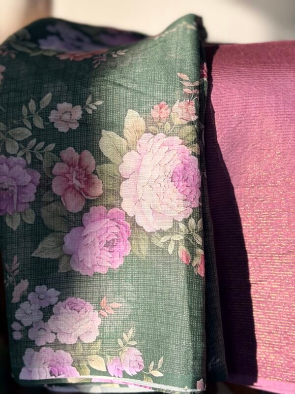 CHANDERI SILK TOP AND KOTA PRINTED DUPATTA - Image 7