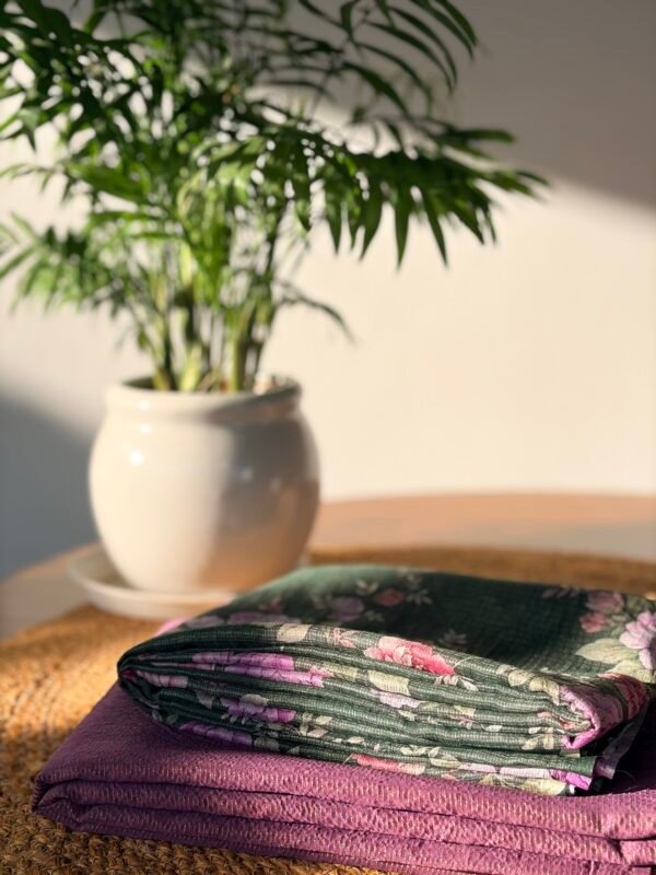 CHANDERI SILK TOP AND KOTA PRINTED DUPATTA - Image 2