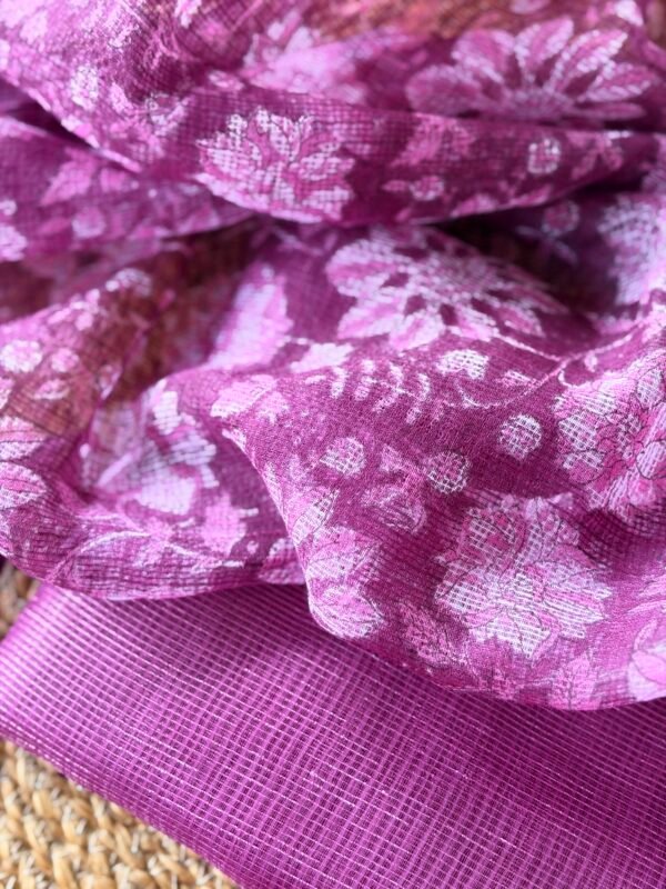 SHIMMER KOTA TOP AND KOTA COTTON PRINTED DUPATTA - Image 7