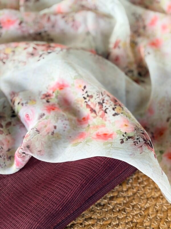 SHIMMER KOTA TOP AND CHIFFION PRINTED DUPATTA - Image 3