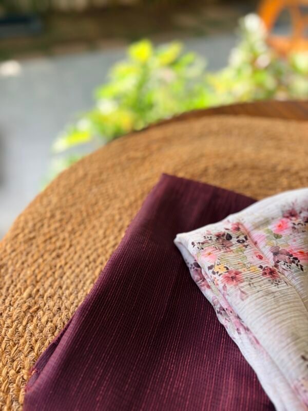 SHIMMER KOTA TOP AND CHIFFION PRINTED DUPATTA - Image 6