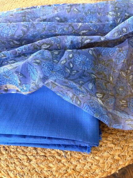 COTTON TOP AND KOTA PRINTED DUPATTA