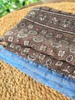 CHANDERI TOP AND MUL CHANDERI AJRAK DUPATTA - Image 6