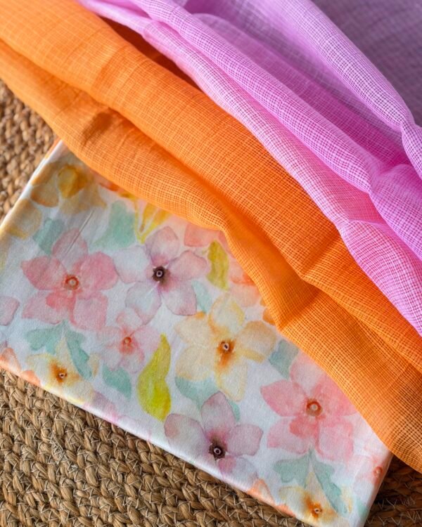 SILK COTTON TOP AND KOTA DUPATTA - Image 7