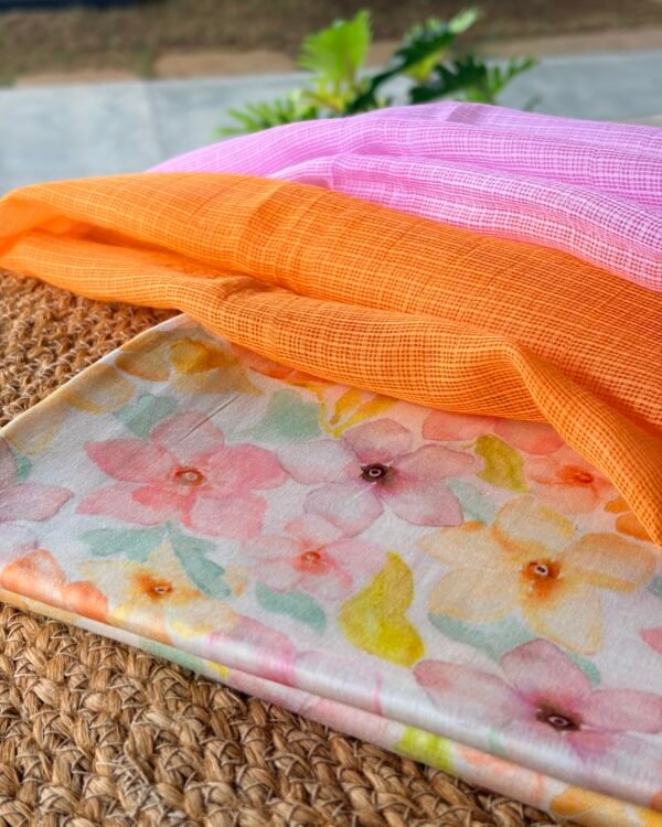 SILK COTTON TOP AND KOTA DUPATTA - Image 2