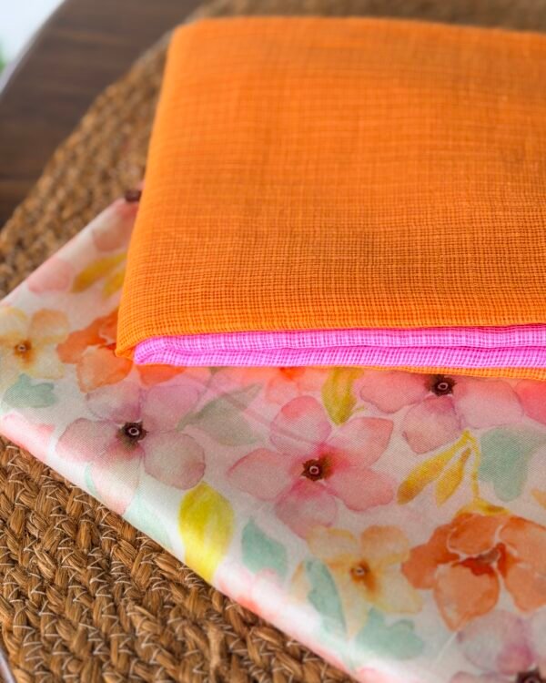 SILK COTTON TOP AND KOTA DUPATTA - Image 5