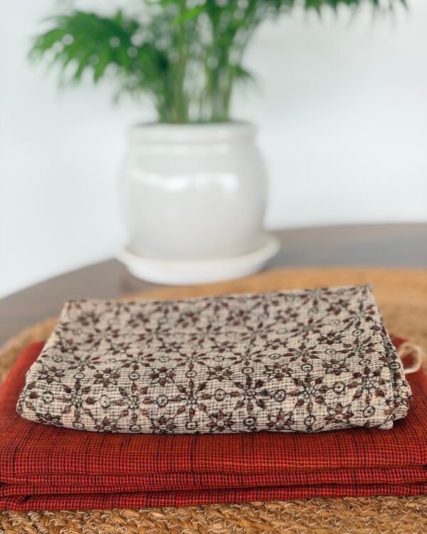 COTTON TOP AND KOTA PRINTED DUPATTA - Image 4