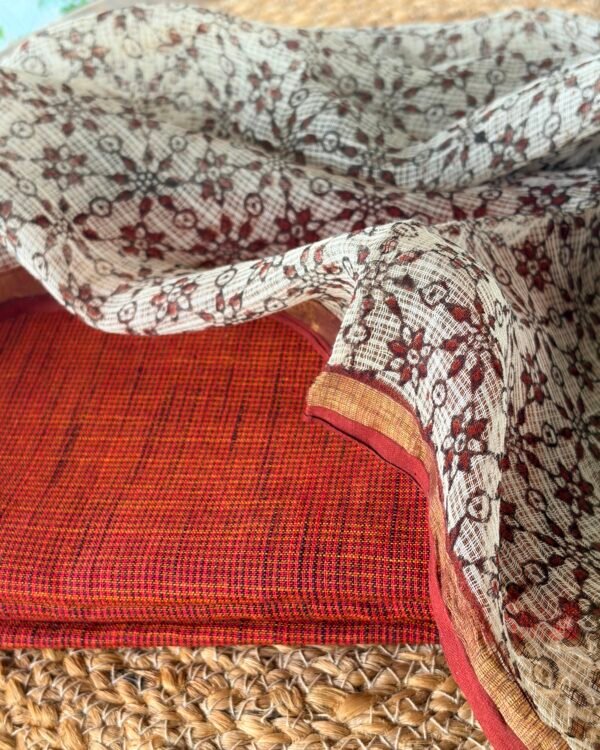 COTTON TOP AND KOTA PRINTED DUPATTA - Image 7
