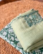 HANDBLOCK KOTA COTTON PRINTED TOP AND KOTA DUPATTA - Image 3