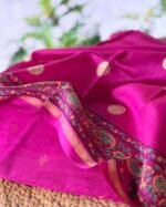 SILK COTTON TOP AND CHANDERI SILK DUPATTA