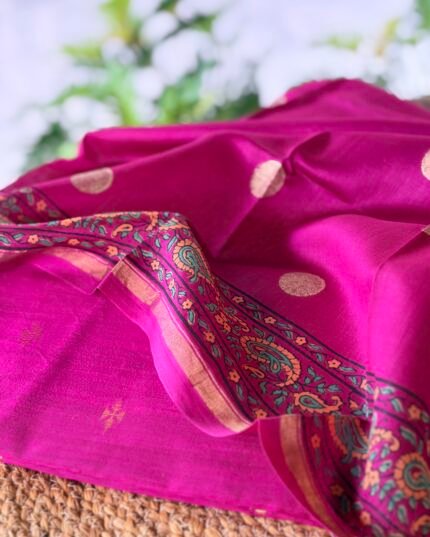 SILK COTTON TOP AND CHANDERI SILK DUPATTA