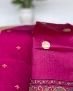 SILK COTTON TOP AND CHANDERI SILK DUPATTA - Image 2