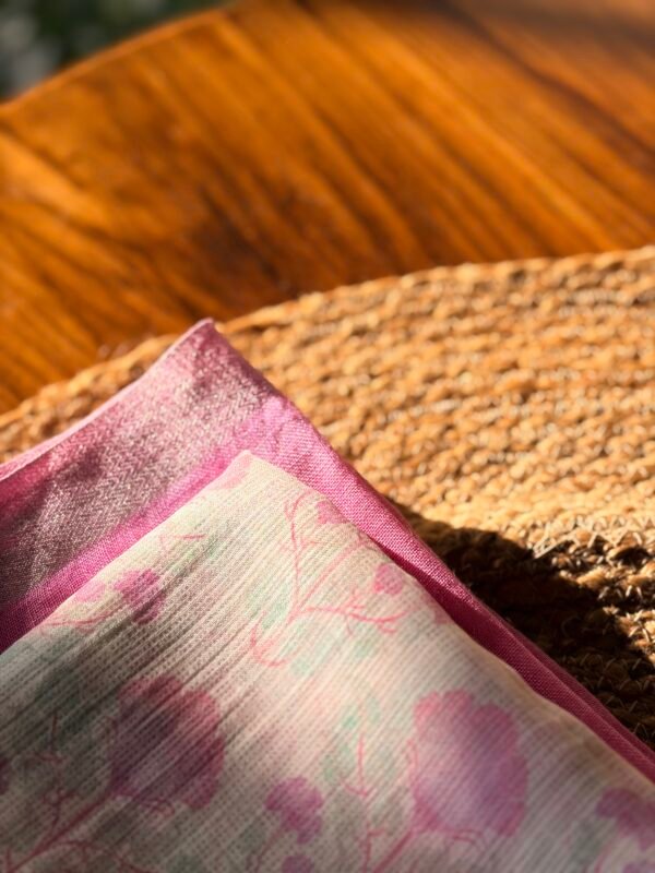 LINEN TOP AND PRINTED KOTA COTTON DUPATTA - Image 5