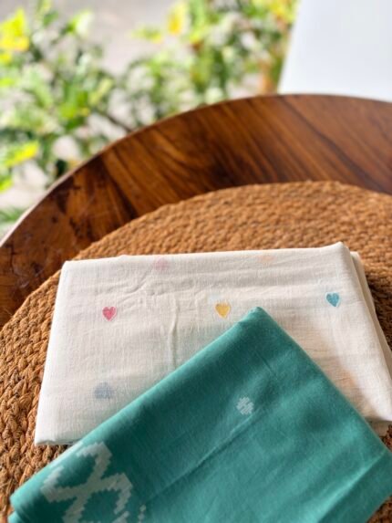 PURE JAMDHANI COTTON TOP AND JAMDANI WEAVE COTTON DUPATTA
