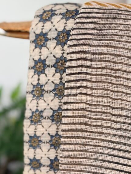 AJRAK KOTA COTTON TOP AND KOTA HANDBLOCK PRINTED DUPATTA