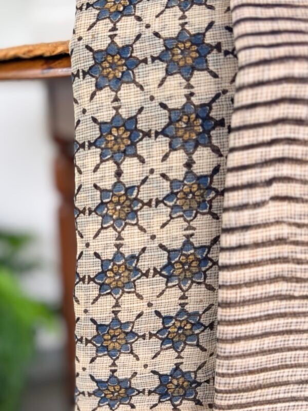 AJRAK KOTA COTTON TOP AND KOTA HANDBLOCK PRINTED DUPATTA - Image 6
