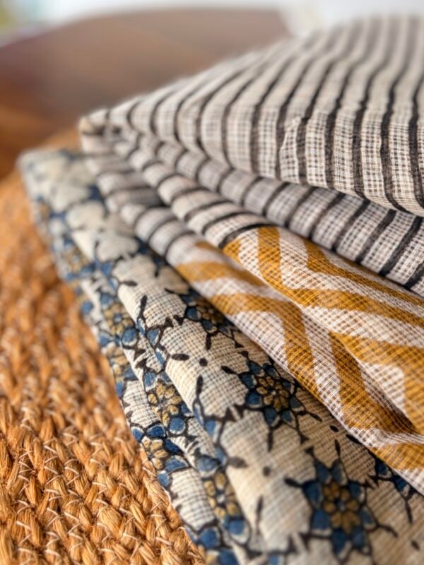 AJRAK KOTA COTTON TOP AND KOTA HANDBLOCK PRINTED DUPATTA - Image 2