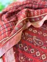 AJRAK CHANDERI COTTON TOP AND DUPATTA - Image 6