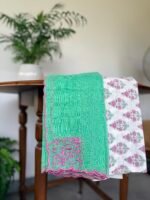 HANDBLOCK KOTA COTTON PRINTED TOP AND KOTA DUPATTA - Image 5