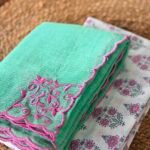 HANDBLOCK KOTA COTTON PRINTED TOP AND KOTA DUPATTA