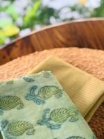 SILK COTTON TOP AND CHANDERI SILK DUPATTA - Image 4